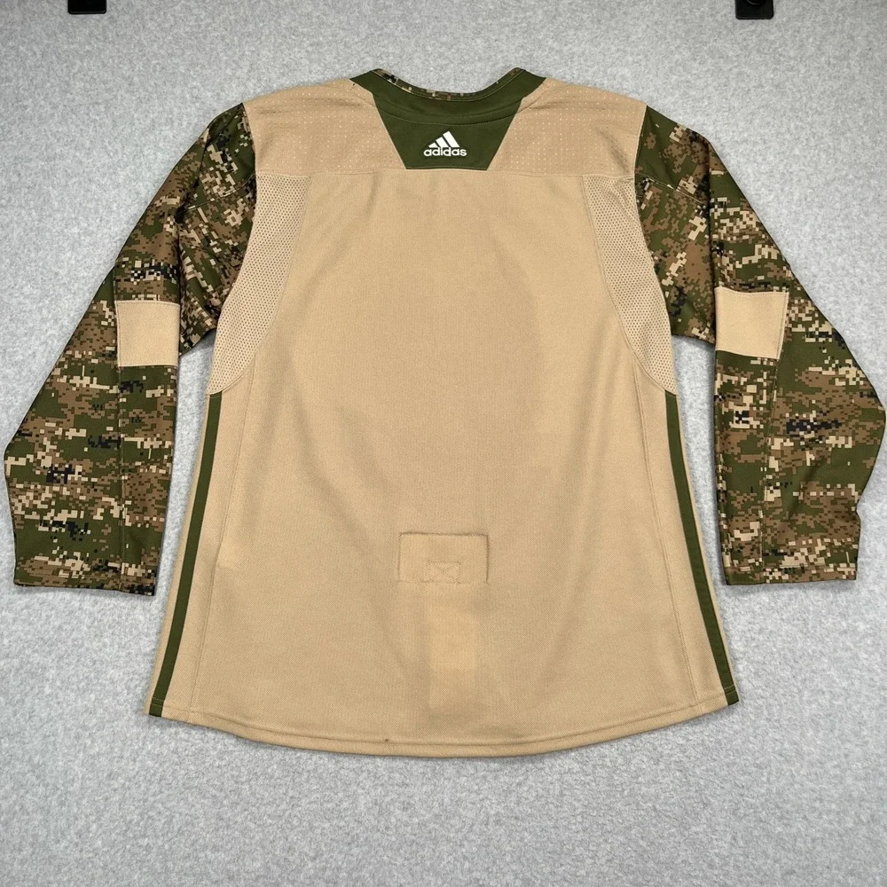 Adidas Pittsburgh Penguins Camo Veterans Day Practice Jersey Mens 52 / L Hockey